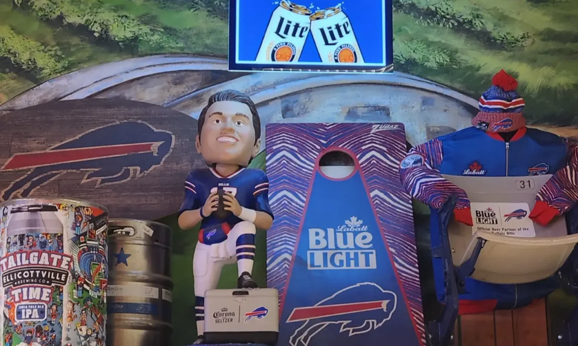 Buffalo Bills Bud Light POS Display by EB Merchandising