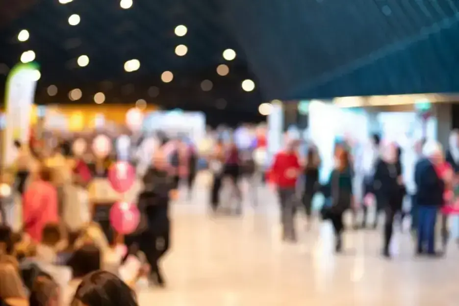 Stand out at busy trade show with swag by EB Merchandising.